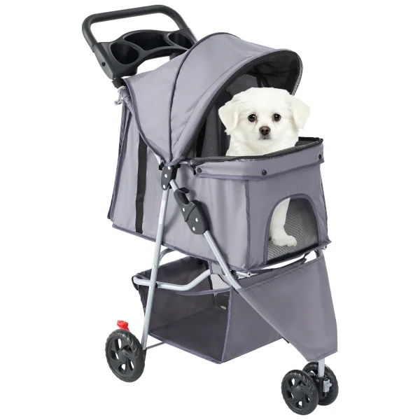 JHK 3 Wheels Foldable Pet Stroller