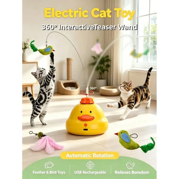 Interactive Cat Teaser Toy