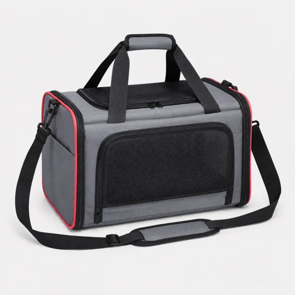 Soft Sided Pet Carrier with Mesh Ventilation